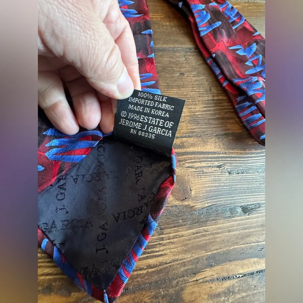 J Garcia Necktie 100% Silk 